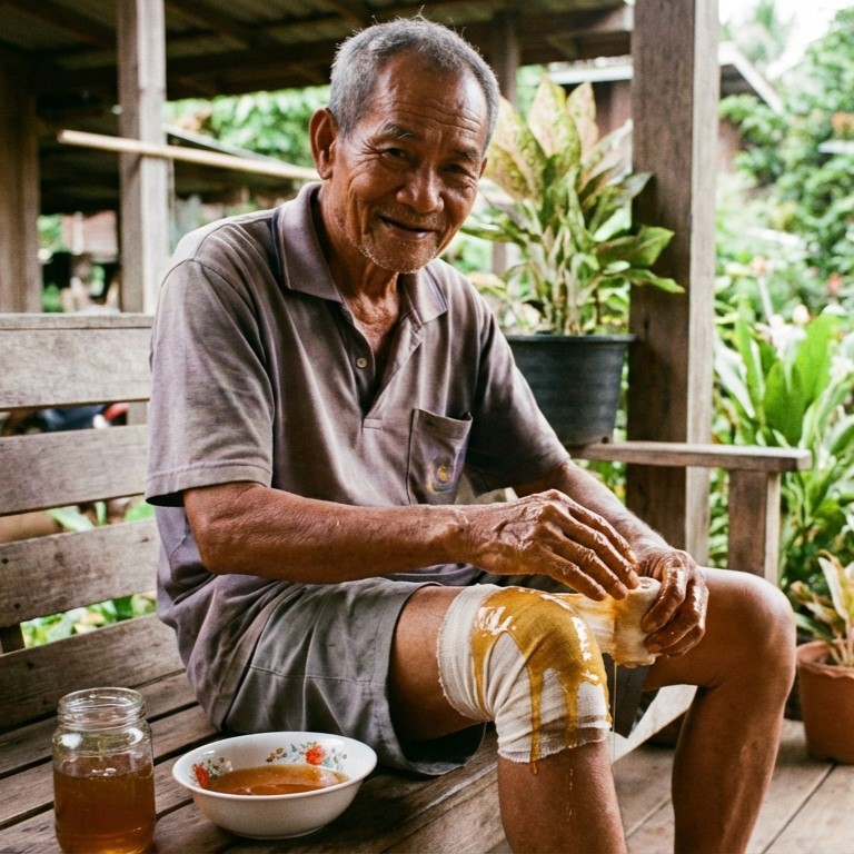 การพันเข่าหรือแผ่นหลัง